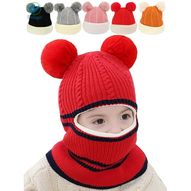 Baseball Star On Fire Beanie Winter Hats for Kids Skull Cap Knit Hat Headwear Girls Boys